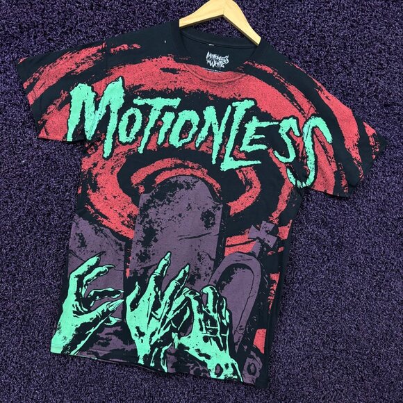 Motionless in White Graveyard Shift Metal Band T-Shirt M - Picture 3 of 4